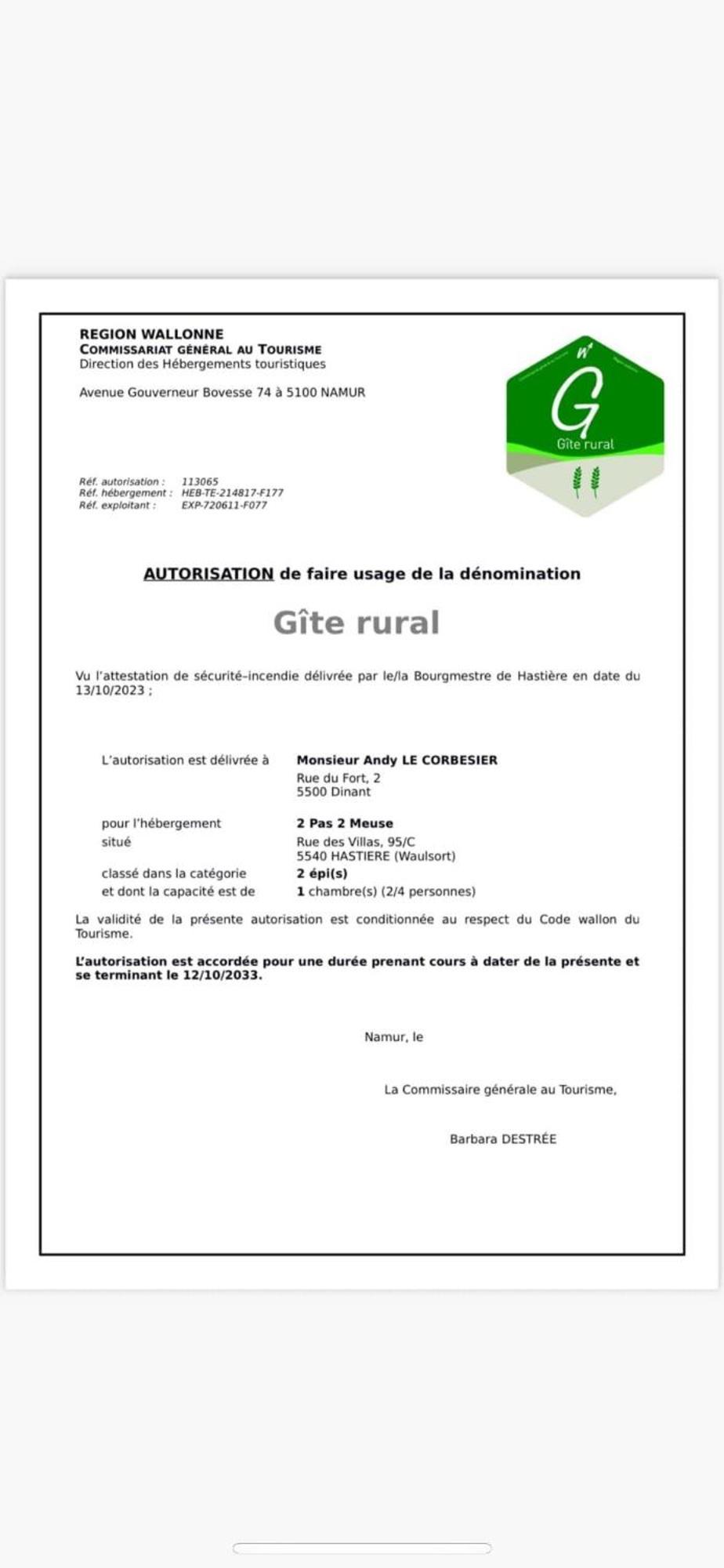 2pas2meuse Apartment *